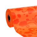 Floristik24 Mansettipaperi oranssi kuviollinen 25cm 100m
