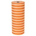Kalvosinpaperirulla, oranssiraidallinen, 25 cm x 100 m | Floristik24.fi