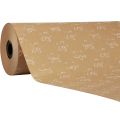 Floristik24 Mansettipaperi pehmopaperi luonnonkukat 25cm 100m