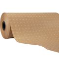 Floristik24 Mansettipaperi pehmopaperi luonnolliset pisteet 25cm 100m