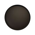 Metallitarjotin pyöreä kynttilänjalka musta Ø20cm K2,5cm 2kpl | Floristik24.fi