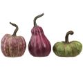 Mini Pumpkin Decoration Vihreä Marja Syksy Sisustus Valikoima 7,5/9/11cm 3 kpl | Floristik24.fi