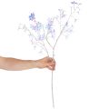 Keinotekoinen kukkiva oksa hohtavilla kukilla, 80 cm | Floristik24.fi