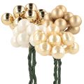 Floristik24 Minijoulupallot langalla kulta, kerma Ø1.5cm 140 kpl