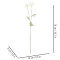 Keinounikko, valkoinen, pitkävartinen, 78 cm, 3 kpl | Floristik24.fi
