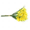 Floristik24 Narsissin keltainen 27cm 12kpl pöytäkoristeita