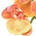 Floristik24 Keinotekoinen orkidea Phalaenopsis liekkipunainen keltainen 78cm