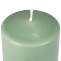 Floristik24 PURE pilari kynttilä vihreä smaragdi Wenzel kynttilät 90/70mm