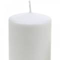 Floristik24 Pure pillar kynttilä 130/60 luonnonvaha kynttilä kestävä steariini ja rapsi