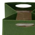 Floristik24 Paperikassi kukkaruukkuistutuskone vihreä sekoitus 10,5cm 12kpl