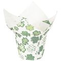 Floristik24 Paperiruukku apila-aiheella, uudenvuodenkoriste, 12 cm, 12 kpl