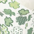 Paperiruukku apila-aiheella, uudenvuodenkoriste, 12 cm, 12 kpl | Floristik24.fi