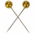 Pearl Head Pins Gold Ø15mm 75mm | Floristik24.fi