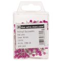 Helmipäiset kukkakoristeen nastat, pinkki, Ø4mm, 40mm, 150 kpl | Floristik24.fi