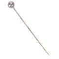 Helmipäiset kukka-askartelu- ja koristepinnien sarjat, hopeaa, Ø4 mm, 40 mm, 150 kpl | Floristik24.fi