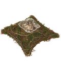 Floristik24 Kasvityyny köynnökset sammal kukkamalja luonnonvärinen 20 × 20 × 6,5 cm