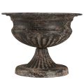 Plant Cup Chalice Antique Look Musta Ruskea Ø20cm K15cm | Floristik24.fi