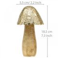 Floristik24 Koristeellinen sieni metalli puu kultainen, luontopöytäkoristeet syksyllä 18,5cm