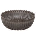 Floristik24 Ribattu kulho, antrasiitti, koristekulho, pyöreä, 15 cm, 2 kpl