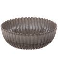 Floristik24 Pyöreä, uritettu kulho, koristeellinen kukka-asetelmien säilytysastia, 20 cm, 2 kpl