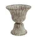 Floristik24 Cup harmaa antiikki look Ø12cm K13.5cm
