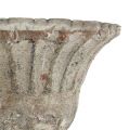 Cup harmaa antiikki look Ø12cm K13.5cm | Floristik24.fi
