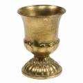 Floristik24 Cup antiikin näköinen kultainen metalli Ø9cm K12.5cm