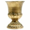 Floristik24 Cup antiikin näköinen kultainen metalli Ø9cm K12.5cm
