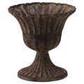 Floristik24 Kupimaljakko koristekuppi metalliruskea antiikki Ø14cm K12cm