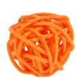Floristik24 Rottinki pallo oranssi keltainen aprikoosi 72kpl