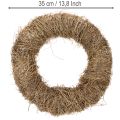 Luonnonmateriaalista valmistettu seppele, luonnonmateriaalista valmistettu koristeseppele tee-se-itse-projekteihin, 35 cm | Floristik24.fi