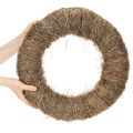 Köynnöskranssi, käsittelemätön, pyöreä, luonnonvärinen kranssi askarteluun, 45 cm | Floristik24.fi