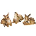 Floristik24 Peurakoriste, vasahahmo, pöytäkoriste, 13 × 6,5 × 12 cm, 3 kpl