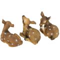 Peurakoriste, vasahahmo, pöytäkoriste, 13 × 6,5 × 12 cm, 3 kpl | Floristik24.fi