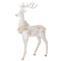 Floristik24 Koristeellinen peurahahmo käpykoristeen kera talvikoristeeseen, 49 cm