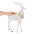 Koristeellinen peurahahmo käpykoristeen kera talvikoristeeseen, 49 cm | Floristik24.fi