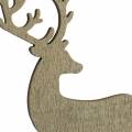 Floristik24 Deco plug deer kultaa, ruskeaa, vihreää lajitelma 8cm 18kpl