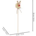 Koristeellinen porohahmo pom pom joulutapit 24 cm 12 kpl | Floristik24.fi
