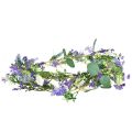 Floristik24 Romanttinen kukka seppele laventelin violetti valkoinen 194cm