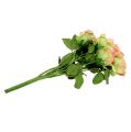 Floristik24 Keinotekoinen ruusupensas vihreä, pinkki 55cm