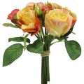 Floristik24 Kimppu oransseja ruusuja Ø17cm L25cm