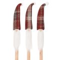 Floristik24 Joulutontun koristekepit, joulupukki huopahatulla, 58 cm, 6 kpl