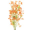 Floristik24 Tekokukka orkidean oksa oranssi filigraani huonekoriste 110cm 3kpl