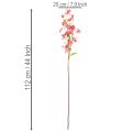 Keinotekoinen kukkiva oksa Oncidium orkideakoriste 112cm 3kpl | Floristik24.fi