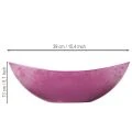 Muovikulho, pinkki, 39 cm x 13 cm, korkeus 13 cm | Floristik24.fi