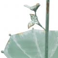 Floristik24 Antiikkinen sateenvarjo mintunvihreän ripustamiseen H43cm Ø28cm