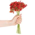 Keinotekoinen vauvanhengitys, punainen, kimppu kukkakoristeena, 30 cm, 10 kpl | Floristik24.fi