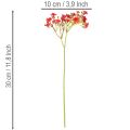Keinotekoinen vauvanhengitys, punainen, kimppu kukkakoristeena, 30 cm, 10 kpl | Floristik24.fi