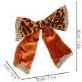 Koristeellinen rusetti eläinkuviolla, leopardikuvio 20 cm, 3 kpl | Floristik24.fi