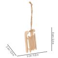 Joulukuuseen ripustettava koristepulkka, 6 cm, 6 kpl | Floristik24.fi